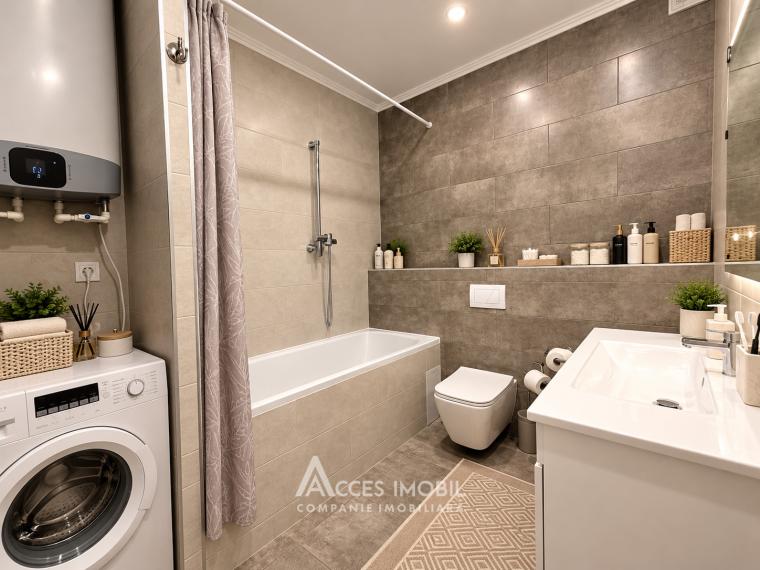 Botanica, str. Nicolai Zelinski, 2 camere + living. Euroreparație! Brejnevka!: 12