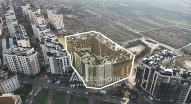 Bloc Nou! Durlești, str. Cartușa, 2 camere + living. În construcție!: 2