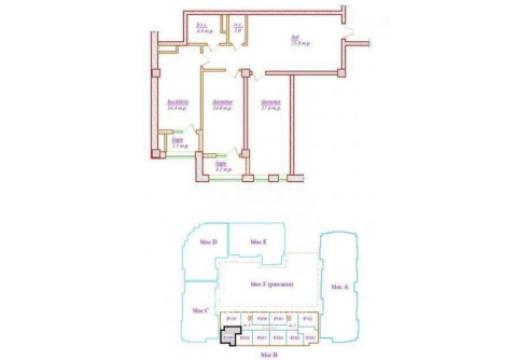 Bloc Nou! Durlești, str. Cartușa, 2 camere + living. În construcție!: 3