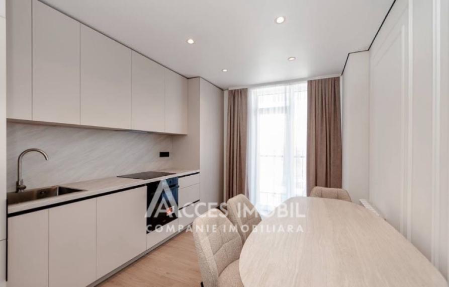 Bloc Nou! Durlești, str. Regina Elisabeta, 2 camere + living. Euroreparație!: 4