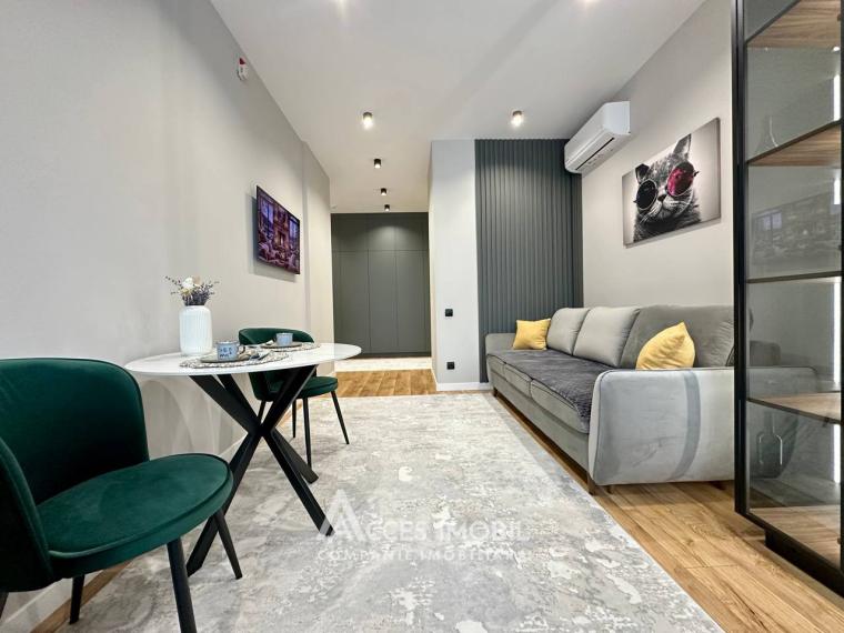 Exfactor! Bloc nou! Ciocana, bd. Mircea cel Bătrân, 1 cameră + living. Reparație premium!: 4