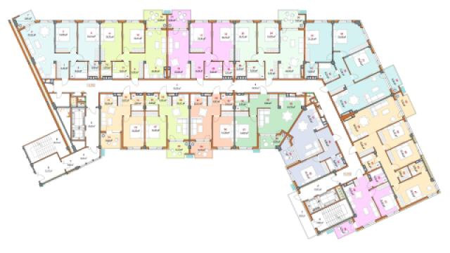 Solomon Construct! Botanica, str. Grenoble, 2 cameră + living. Varianta albă! GRENOBLE RESIDENCE!: 20