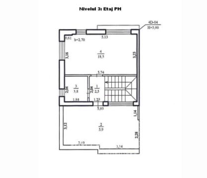 TownHouse în 3 nivele! Telecentru, str. Trifan Baltă, 164m2 Variantă Albă!: 11