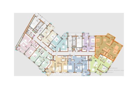 Solomon Construct! Botanica, str. Grenoble, 3 camere + living. Varianta albă! GRENOBLE RESIDENCE!: 5