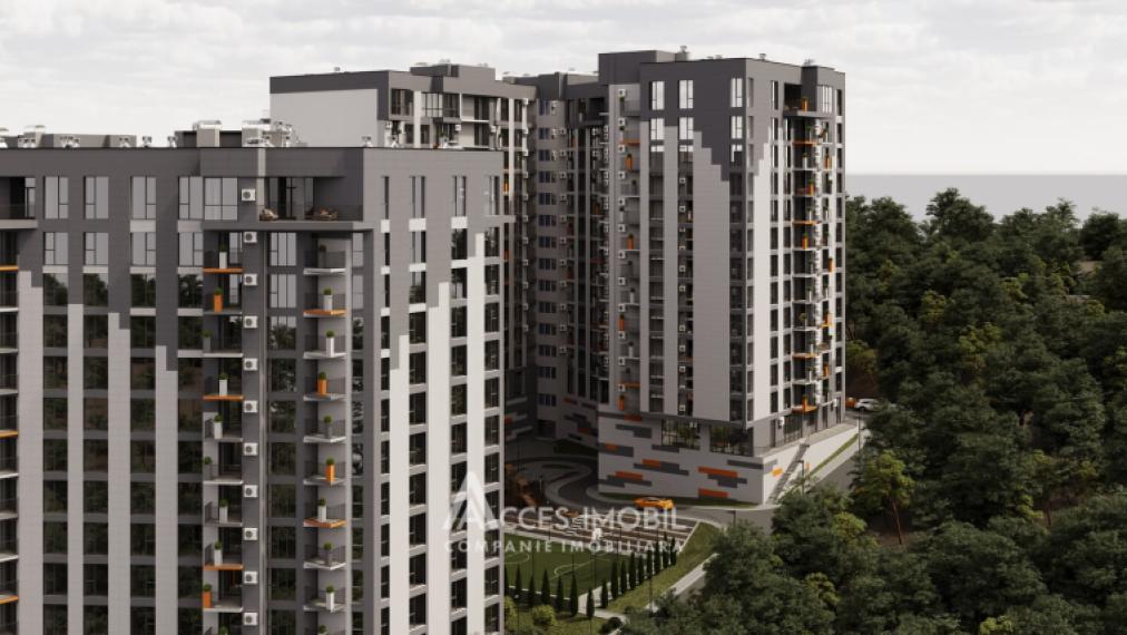 Solomon Construct! Botanica, str. Grenoble, 2 cameră + living. Varianta albă! GRENOBLE RESIDENCE!: 0