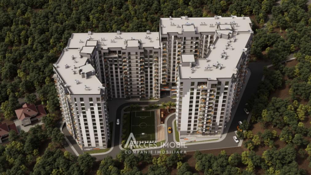 Solomon Construct! Botanica, str. Grenoble, 2 cameră + living. Varianta albă! GRENOBLE RESIDENCE!: 1