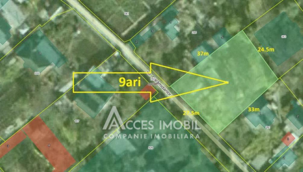 Teren pentru construcții 9 ari, str. Cărămidarilor, Ciocana!: 5