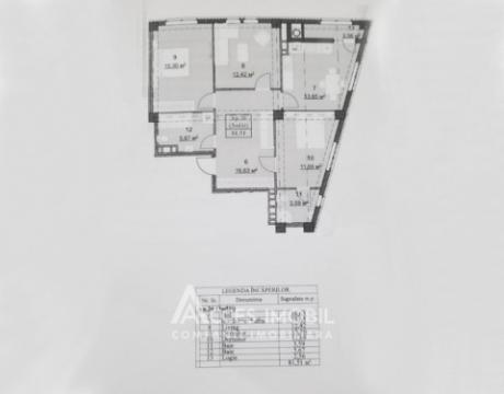 Lagmar! Posta Veche, Ceucari street, 3 rooms + living. White Version!: 3