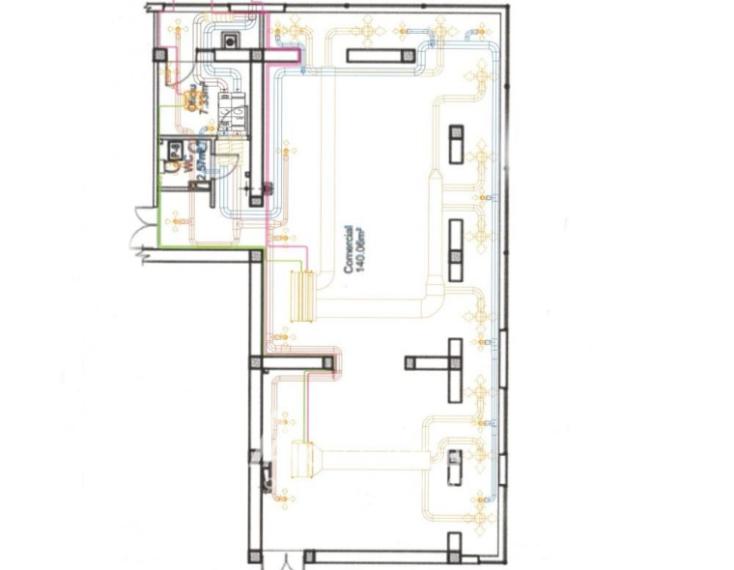 Spațiu comercial! Dumbrava, str. Durlești, 150m2. Variantă albă!: 16