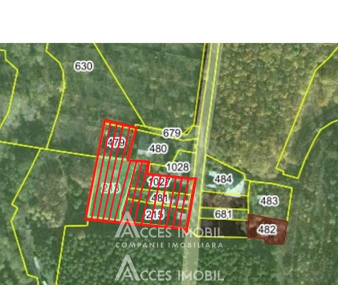 Teren pentru construcții 55 ari, Buiucani, str. Dragomirna!: 1