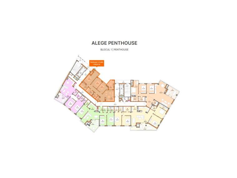 Penthouse! Solomon Construct! Botanica, str. Grenoble, 3 camere + living. GRENOBLE RESIDENCE!: 4