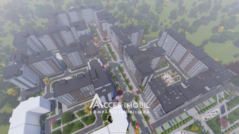 New Block! Telecenter, Hincesti street, 2 rooms + living! White Version!: 2