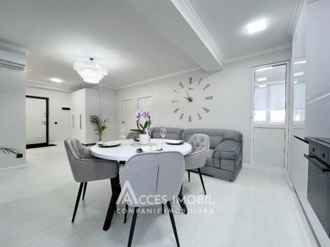 Bloc Nou! Buiucani, str. Paris, 3 camere + living. Euroreparație!: 2