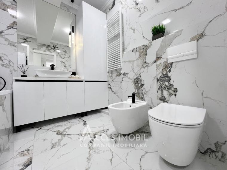 Bloc Nou! Buiucani, str. Paris, 3 camere + living. Euroreparație!: 9