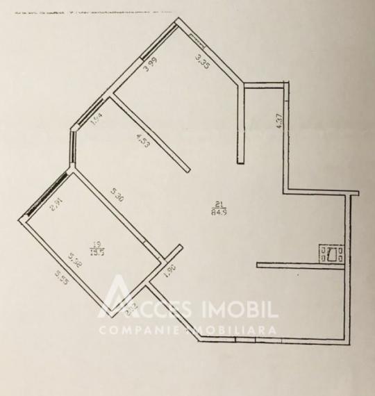 Bloc Nou! str. Ginta Latină, Ciocana, 1 cameră + living. Variantă albă!: 5