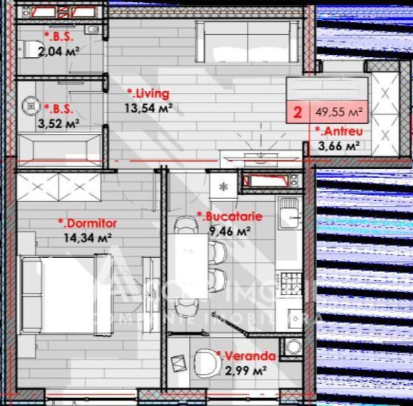 SMART HOME! Lagmar! Rascani, Tudor Vladimirescu street, 1 room + living. White version!: 3