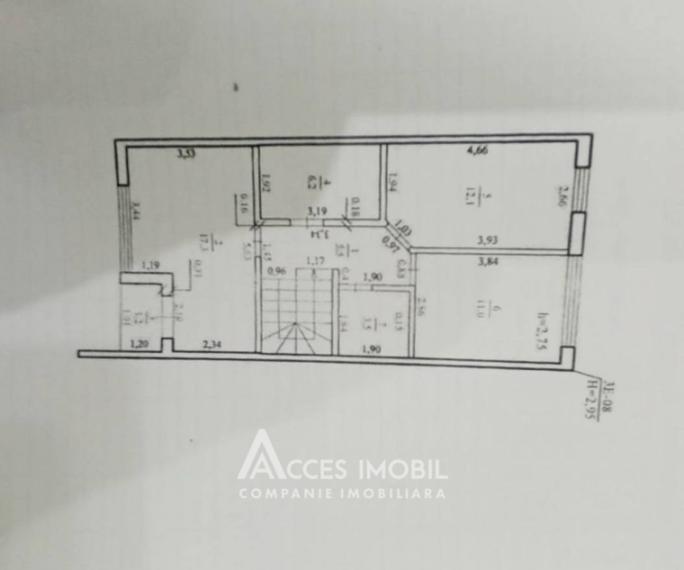 TownHouse în 3 nivele! Grătiești, str. Ștefan cel Mare și Sfînt! Variantă albă!: 10