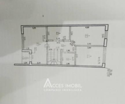 TownHouse în 3 nivele! Grătiești, str. Ștefan cel Mare și Sfînt! Variantă albă!: 10