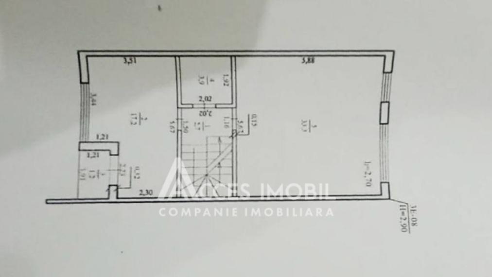 TownHouse în 3 nivele! Grătiești, str. Ștefan cel Mare și Sfînt! Variantă albă!: 11