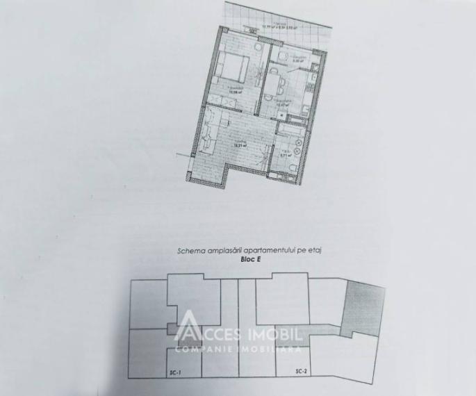 SMART HOME! Lagmar! Râșcani, str. Tudor Vladimirescu, 1 cameră + living. Variantă albă!: 3