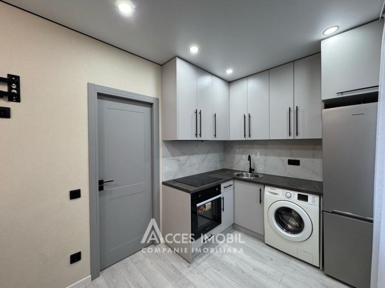 Râșcani, str. Nicolae Dimo, 1 cameră + living. Euroreparație!: 4