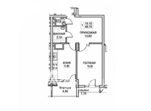 Exfactor! Botanica, Dacia avenue, 1 room + living! White Version!: 5