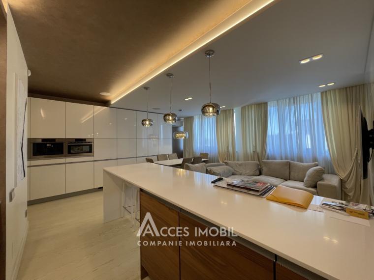 New Block! Center, Serghei Lazo street, 2 rooms + living! Euro repair!: 3