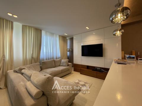 New Block! Center, Serghei Lazo street, 2 rooms + living! Euro repair!: 5