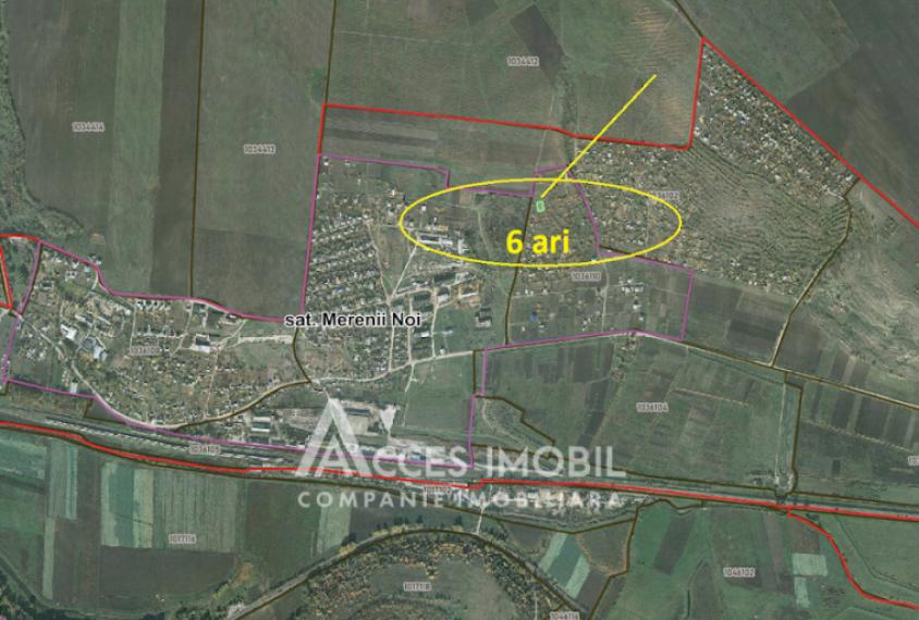 Teren pentru construcții 6 ari! str.Salcâmilor, sat. Merenii Noi!: 5