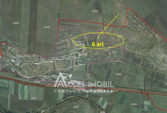 Teren pentru construcții 6 ari! str.Salcâmilor, sat. Merenii Noi!: 5