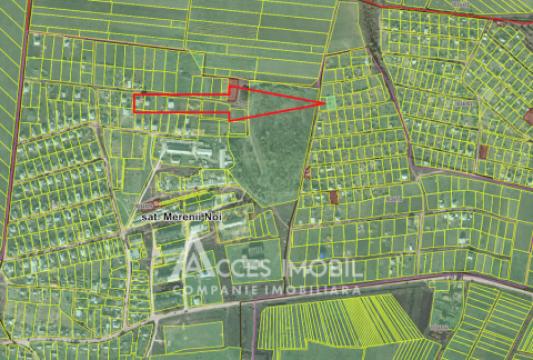 Teren pentru construcții 6 ari! str.Salcâmilor, sat. Merenii Noi!: 6