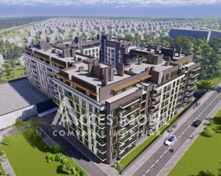 ESTATE BellaVista! Durlesti street, Dumbrava, 2 rooms + living. White version!: 1