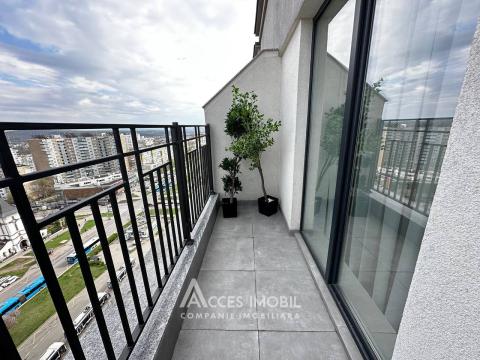 ExFactor! Penthouse bd. Mircea cel Bătrân, Ciocana, 1 cameră + living. Euroreparație! Cu terasă de 7m!: 6