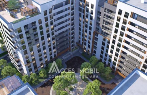 Braus Millennium Park! Bloc Nou! Telecentru, șos. Hâncești, 3 camere + living! Variantă albă!: 2