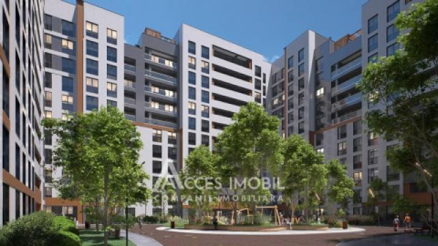 Braus Millennium Park! New Block! Telecenter, Hincesti street, 1 room + living! White version!: 3