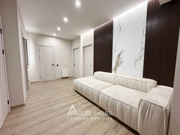 Basconslux! Чеканы, бул. Мирча чел Бэтрын, 2 комнаты + гостиная. Евроремонт!: 3