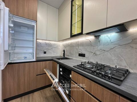 Basconslux! Чеканы, бул. Мирча чел Бэтрын, 2 комнаты + гостиная. Евроремонт!: 2