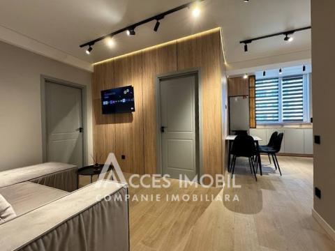 Nicons! Bloc Nou! str. Cartușa, Durlești, 2 camere + living. Euroreparație!: 3