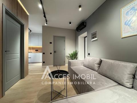 Nicons! Bloc Nou! str. Cartușa, Durlești, 2 camere + living. Euroreparație!: 5