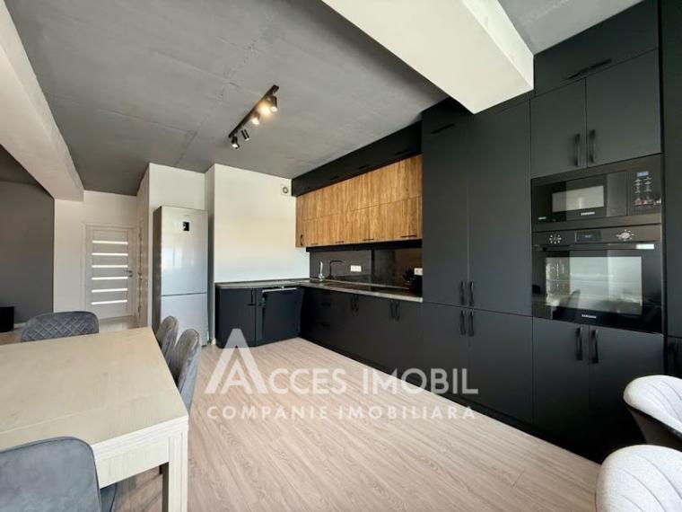 Basconslux! Bloc Nou! Centru, str. Melestiu, 2 camere + living! Euroreparație!: 4