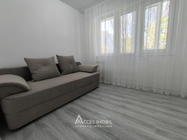 Botanica, Hristo Botev/Teilor street, 2 rooms + living! Euro repair! Middle position!: 2