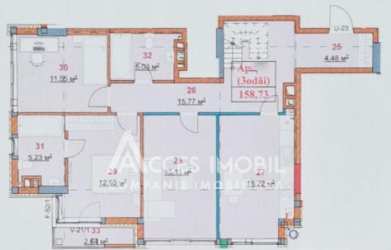 Solomon Construct! str. N. M. Spătaru, Ciocana, 4 camere + living. Variantă albă!: 2