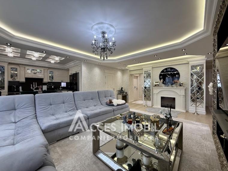 Basconslux! Bloc Nou! Centru, str. Lev Tolstoi, 3 camere + living! Reparație Premium!: 2