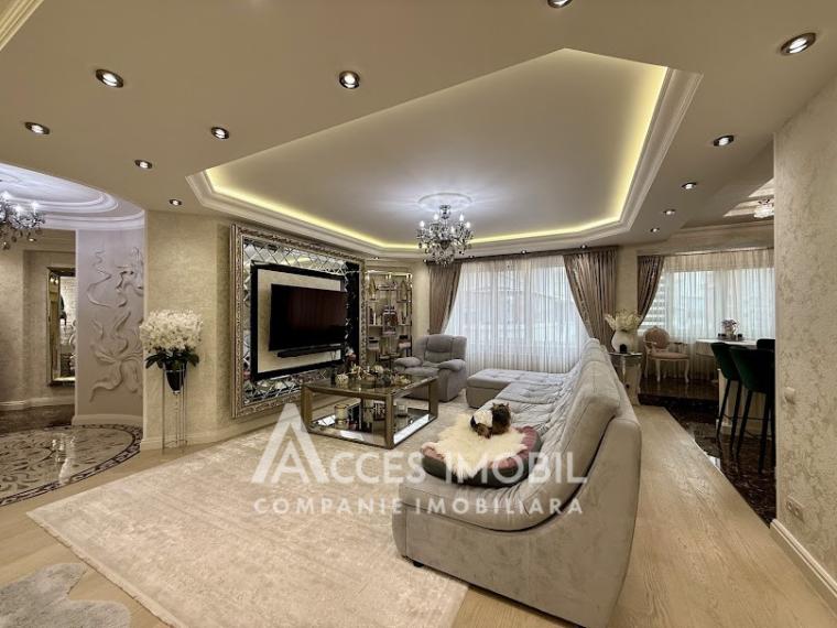 Basconslux! Bloc Nou! Centru, str. Lev Tolstoi, 3 camere + living! Reparație Premium!: 3