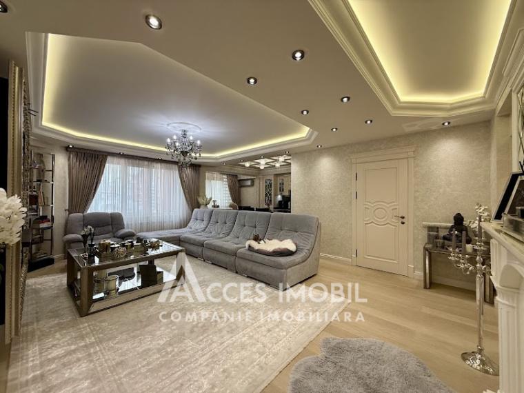 Basconslux! Bloc Nou! Centru, str. Lev Tolstoi, 3 camere + living! Reparație Premium!: 4