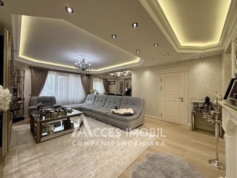 Basconslux! Bloc Nou! Centru, str. Lev Tolstoi, 3 camere + living! Reparație Premium!: 4