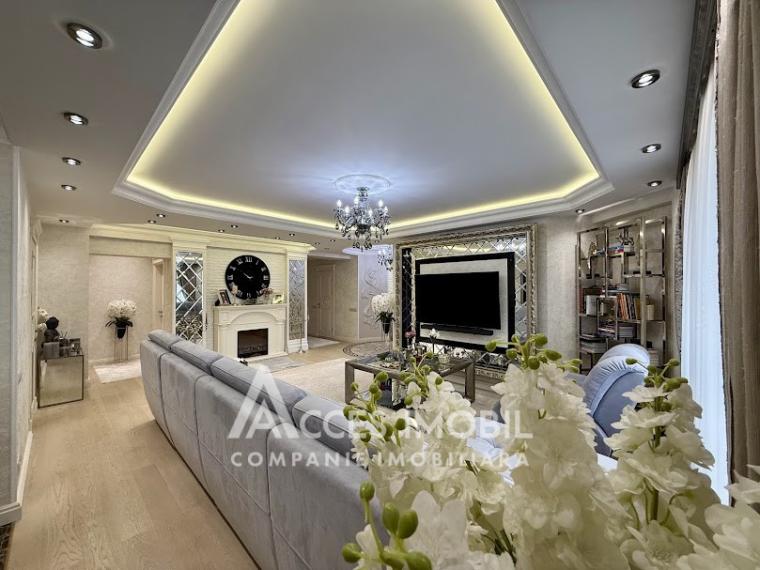 Basconslux! Bloc Nou! Centru, str. Lev Tolstoi, 3 camere + living! Reparație Premium!: 5