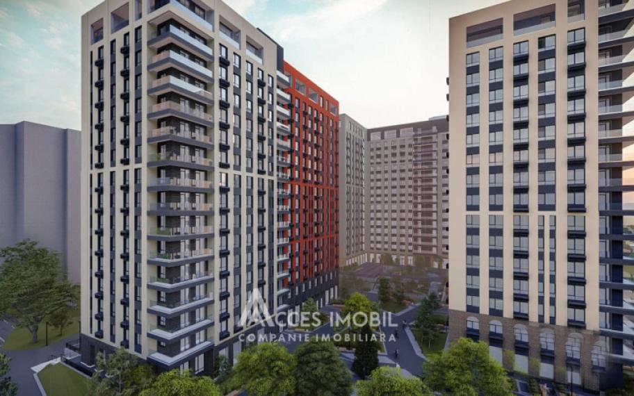 City Gardens! Rascani, Renasterii avenue, 1 room + living. White Version!: 4