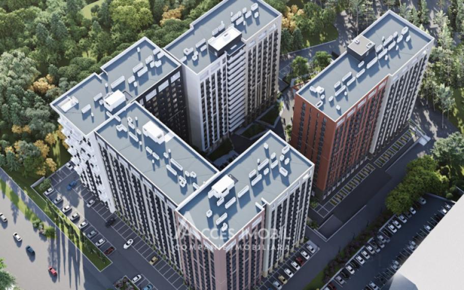 City Gardens! Rascani, Renasterii avenue, 1 room + living. White Version!: 5