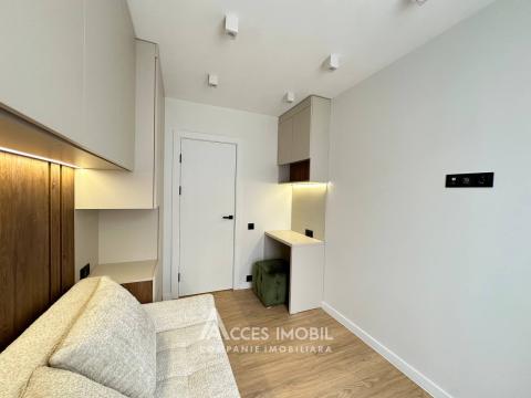 Râșcani, str. Kiev, 2 camere + living. Euroreparație! De mijloc!: 2